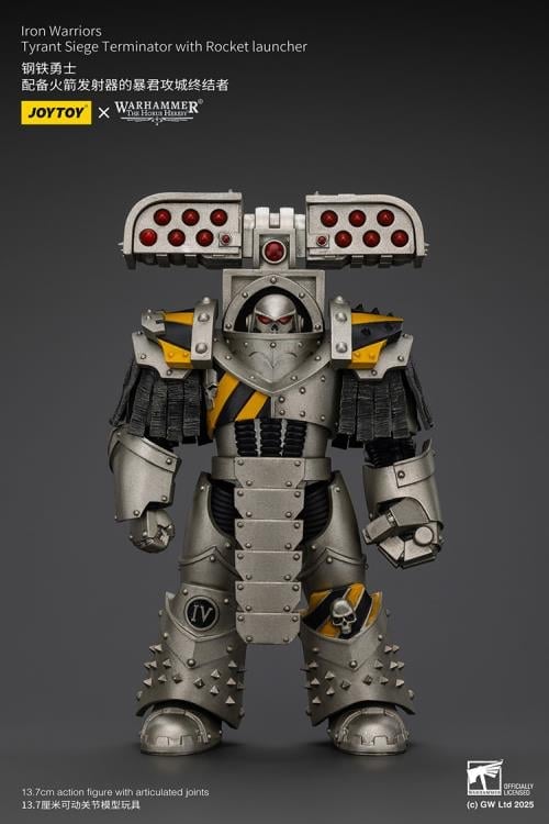 Warhammer: The Horus Heresy Iron Warriors Tyrant Siege Terminator with Rocket Launcher 1/18 Scale Action Figure Gallery Image 3