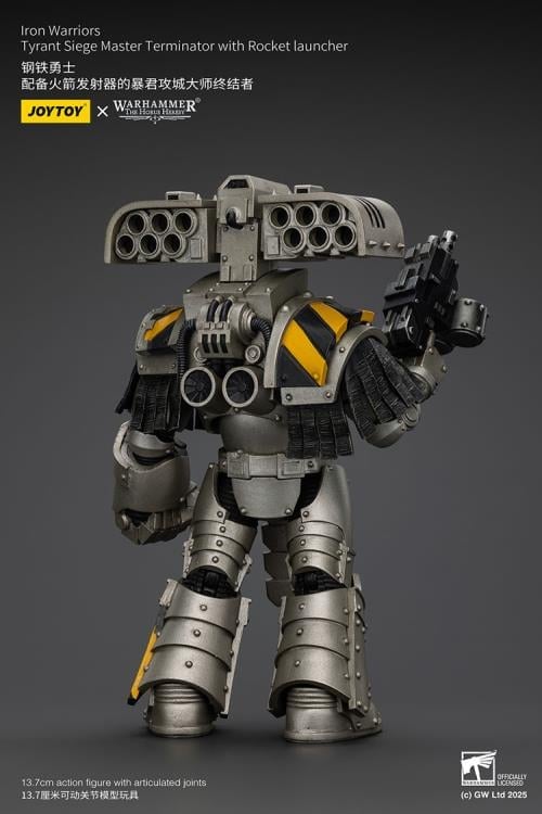 Warhammer: The Horus Heresy Iron Warriors Tyrant Siege Master Terminator with Rocket Launcher 1/18 Scale Action Figure Gallery Image 6