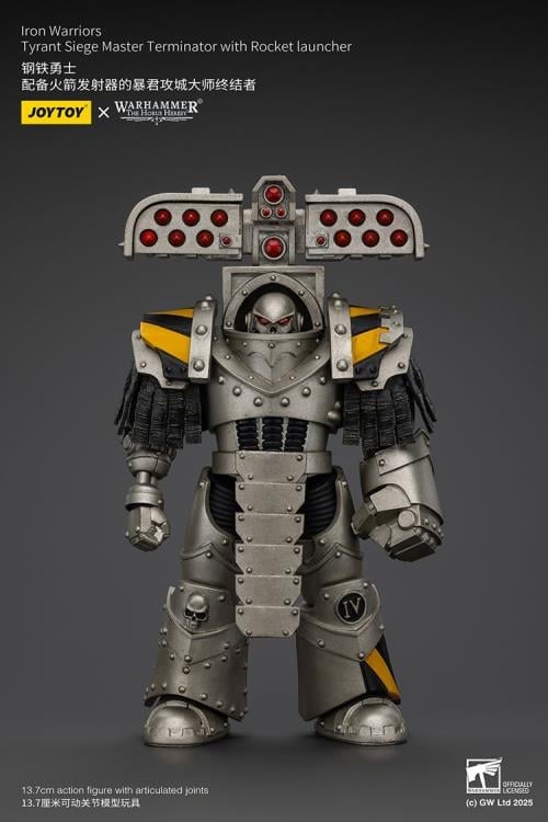 Warhammer: The Horus Heresy Iron Warriors Tyrant Siege Master Terminator with Rocket Launcher 1/18 Scale Action Figure Gallery Image 3