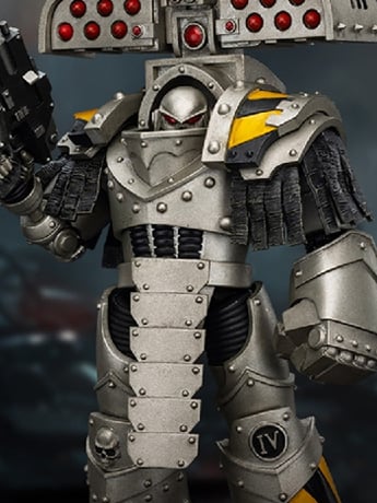 Warhammer: The Horus Heresy Iron Warriors Tyrant Siege Master Terminator with Rocket Launcher 1/18 Scale Action Figure Gallery Image 2
