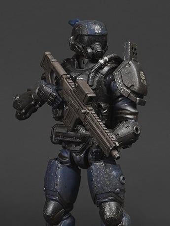 Acid Rain FAV-A133 Akasabi Purger 1/18 Scale Action Figure Gallery Image 2