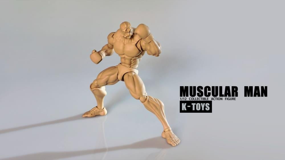 Muscular Man (Medium) 1/12 Scale Action Male Body