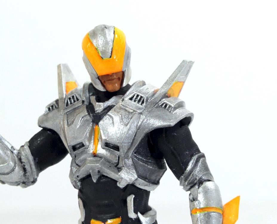 Cyberzoic Knight Pilot 1/18 Scale Action Figure Gallery Image 6