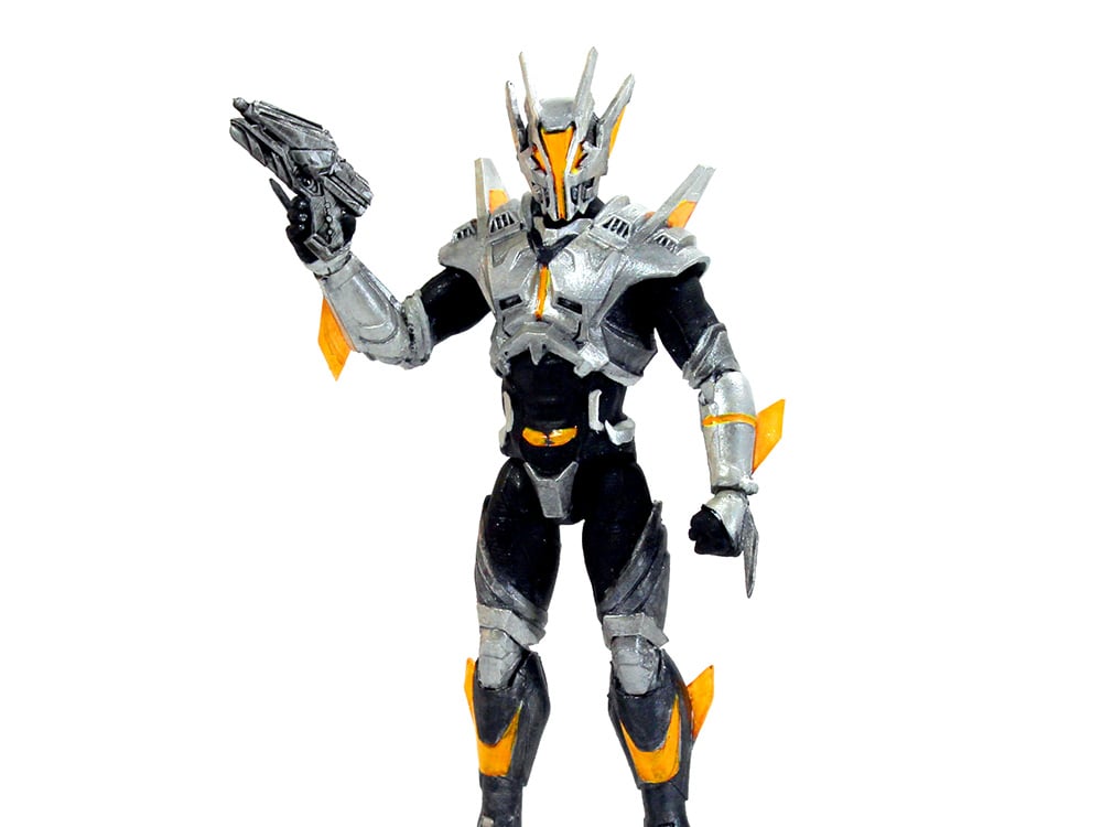 Cyberzoic Knight Pilot 1/18 Scale Action Figure Gallery Image 1