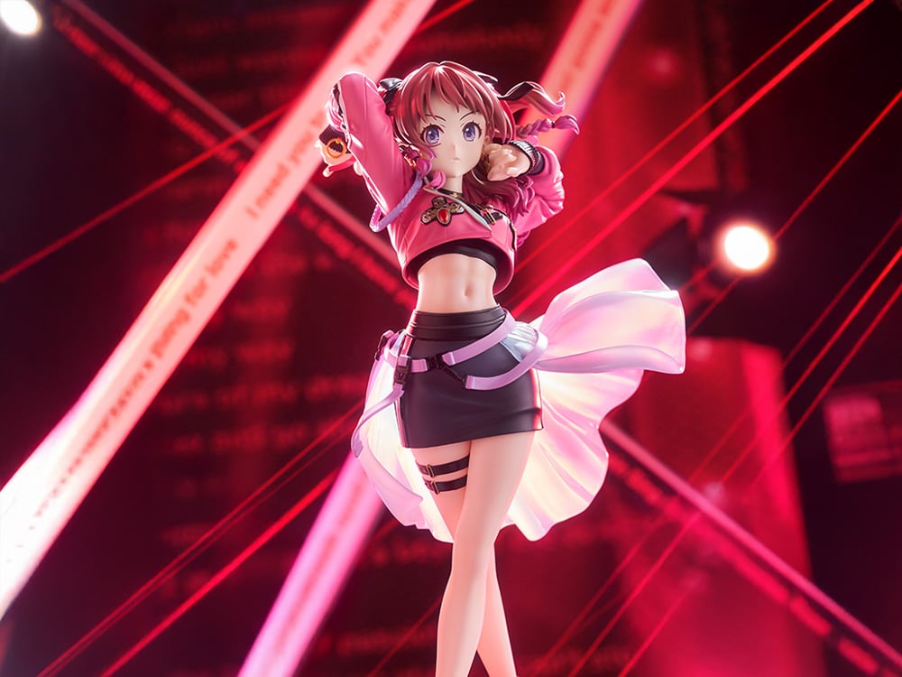 The Idolmaster Gakuen Saki Hanami (Fighting My Way) 1/7 Scale Figure Gallery Image 1