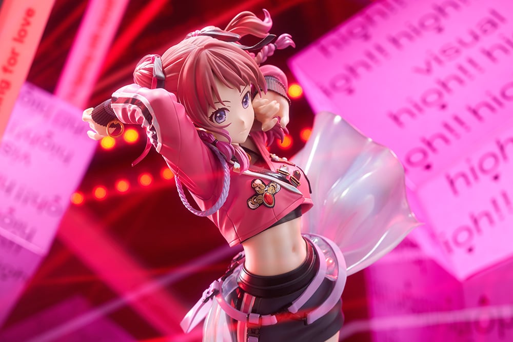 The Idolmaster Gakuen Saki Hanami (Fighting My Way) 1/7 Scale Figure Gallery Image 7