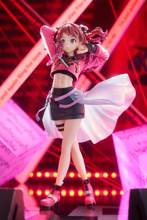 The Idolmaster Gakuen Saki Hanami (Fighting My Way) 1/7 Scale Figure Gallery Image 4