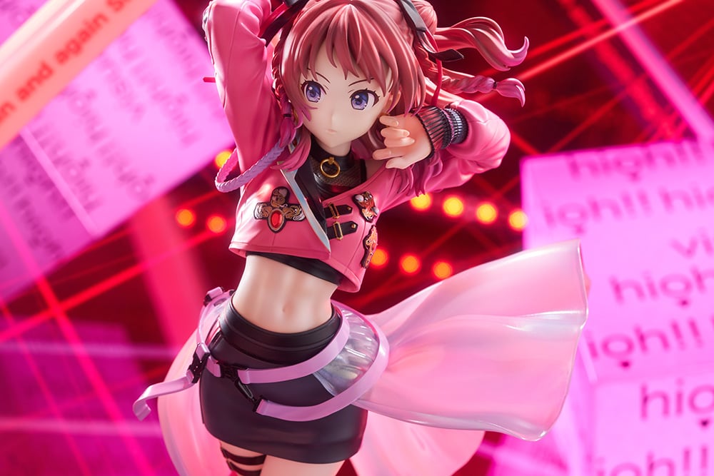 The Idolmaster Gakuen Saki Hanami (Fighting My Way) 1/7 Scale Figure Gallery Image 6