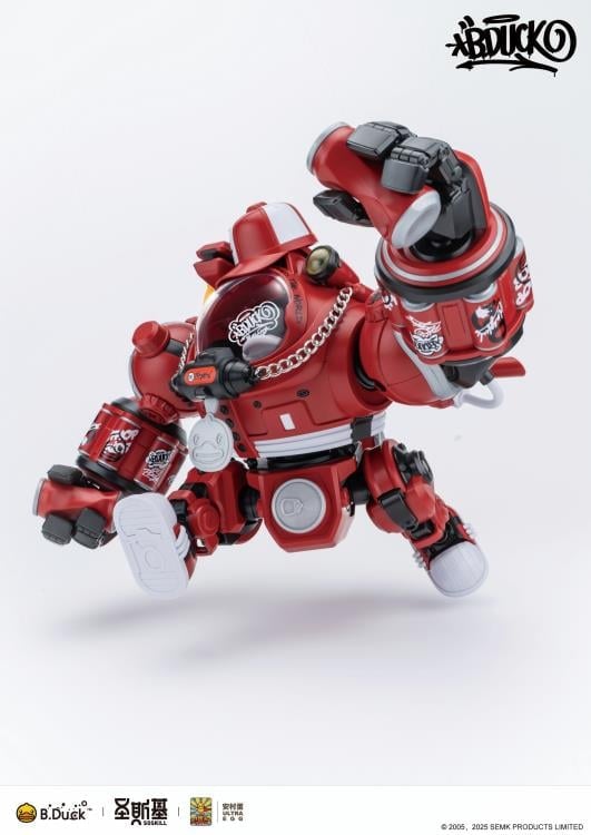 B.DUCK HIPHOP DUCK 国潮机甲 フィギュア Trendy Machinery B.Duck Hip Hop Duck Model Kit