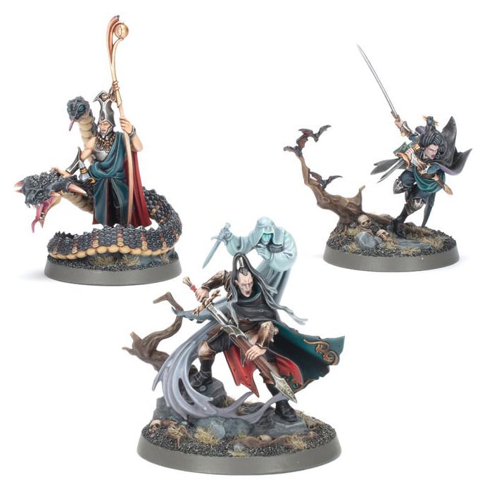 Warhammer Age of Sigmar: Soulblight Gravelords: Blades of the Hollow King Citadel Miniatures Set Gallery Image 3