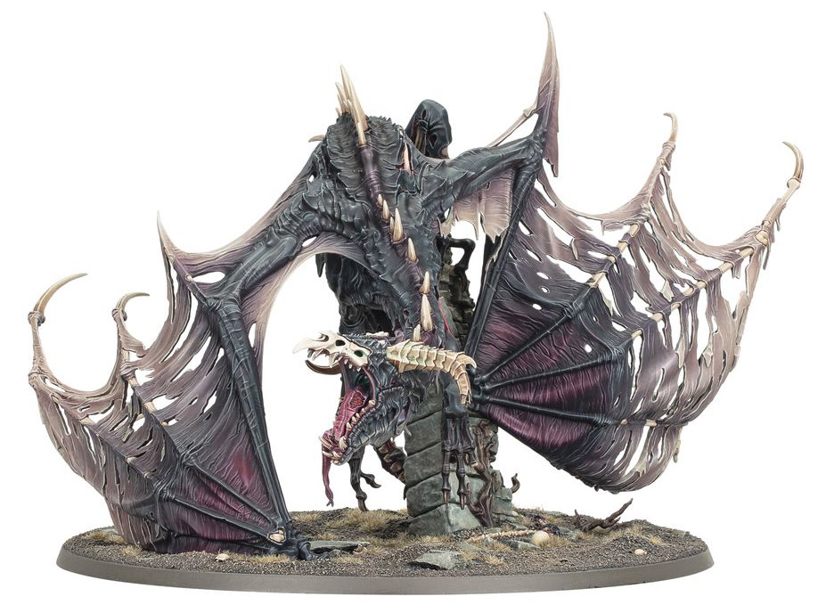 Warhammer Age of Sigmar: Soulblight Gravelords: Prince Vhordrai, Lord of the Crimson Keep Citadel Miniature Set Gallery Image 4