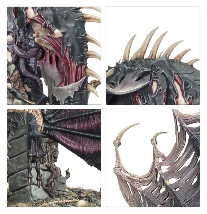 Warhammer Age of Sigmar: Soulblight Gravelords: Prince Vhordrai, Lord of the Crimson Keep Citadel Miniature Set Gallery Image 6