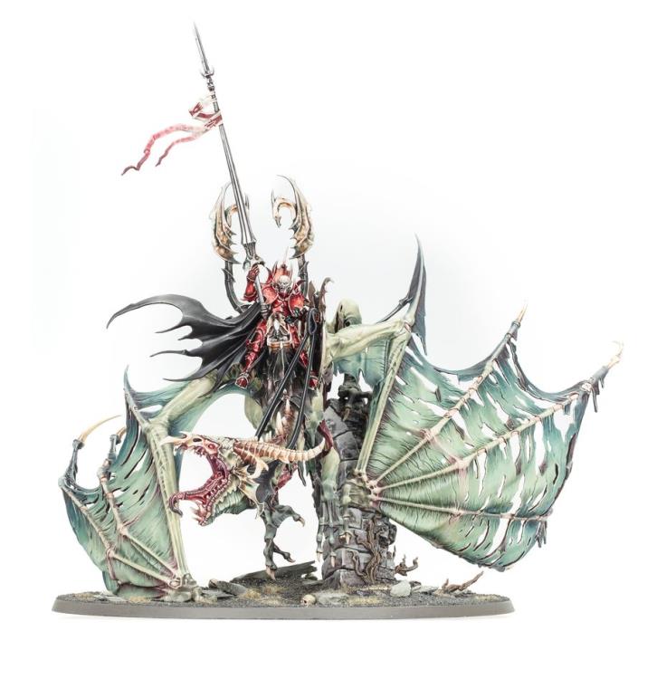 Warhammer Age of Sigmar: Soulblight Gravelords: Prince Vhordrai, Lord of the Crimson Keep Citadel Miniature Set Gallery Image 3