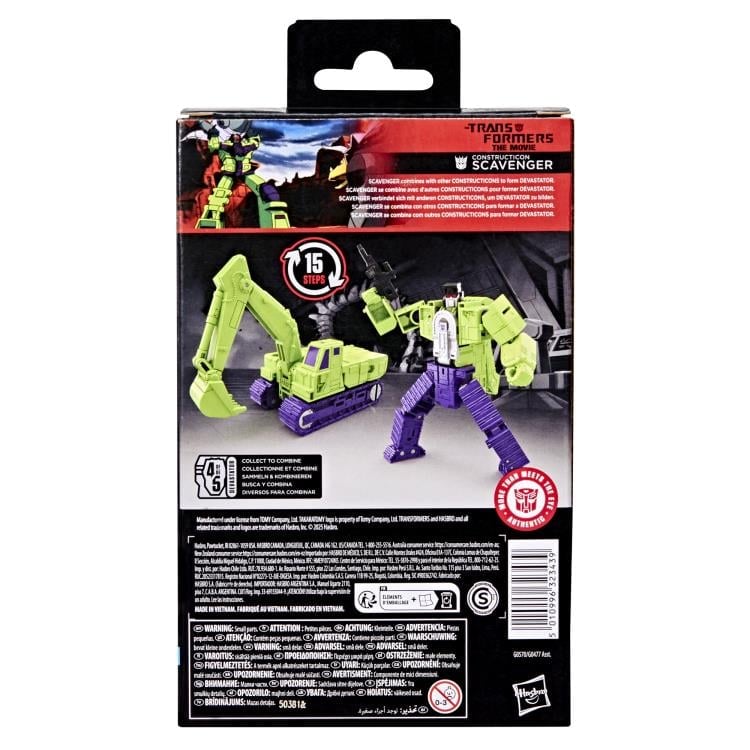 The Transformers: The Movie Studio Series Deluxe Class Constructicon Scavenger Action Figure Gallery Image 16