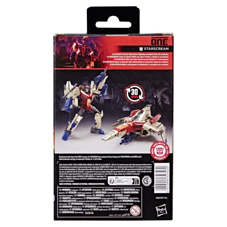 Transformers: One Studio Series Deluxe Class Starscream Action Figure Gallery Image 7