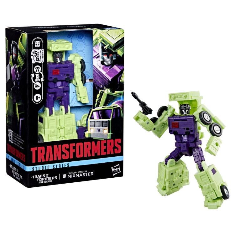 The Transformers: The Movie Studio Series Voyager Class Constructicon Mixmaster Action Figure Gallery Image 14