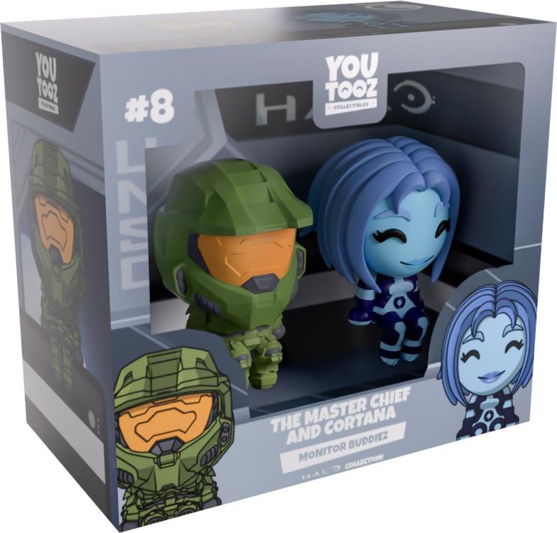 Halo Monitor Buddiez Master Chief & Cortana Vinyl Figure Set
