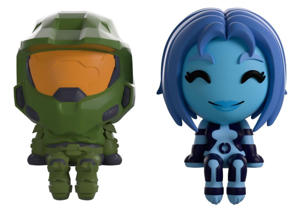 Halo Monitor Buddiez Master Chief & Cortana Vinyl Figure Set