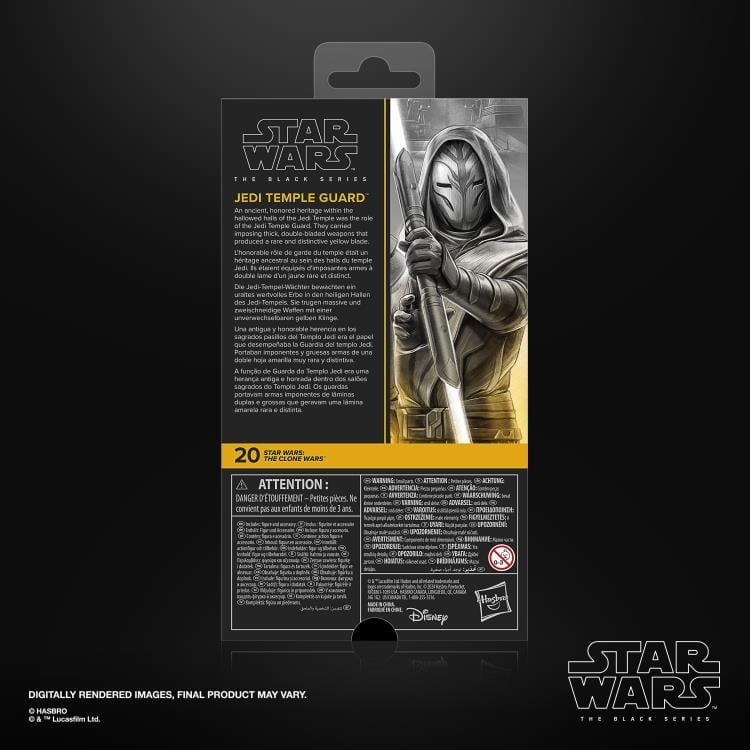 Star Wars: The Black Series Jedi Temple Guard (The Clone Wars) Action Figure Gallery Image 9