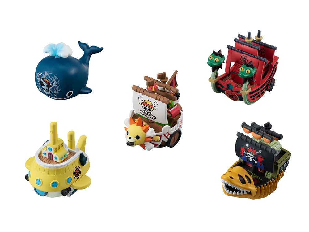 One Piece Grandline YuraColle Series Two Box of 6 Ships Gallery Image 1