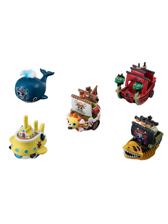 One Piece Grandline YuraColle Series Two Box of 6 Ships Gallery Image 2