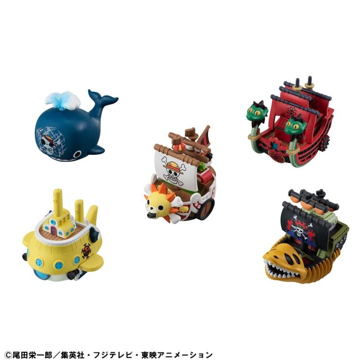 One Piece Grandline YuraColle Series Two Box of 6 Ships Gallery Image 3