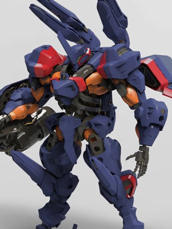 Hexa Gear V-THOR Air Assault "Thunderstruck" 1/24 Scale Model Kit Gallery Image 2