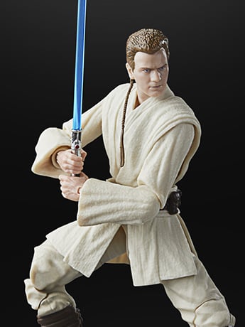 Star Wars: The Black Series Archive Collection Obi-Wan Kenobi (Padawan) Exclusive Action Figure Gallery Image 2