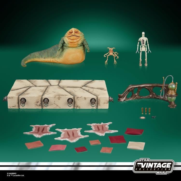 Star Wars: The Vintage Collection Jabba the Hutt Action Playset (Return of the Jedi) Gallery Image 12