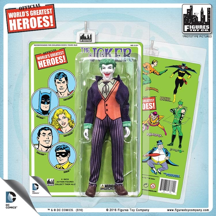 DC World's Greatest Heroes Wave 1 Retro 8" Figures Case of 12 (LE 100) Gallery Image 9