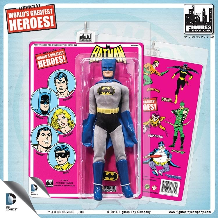DC World's Greatest Heroes Wave 1 Retro 8" Figures Case of 12 (LE 100) Gallery Image 5