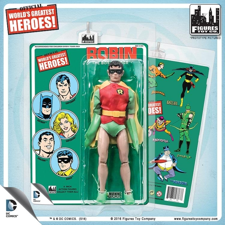 DC World's Greatest Heroes Wave 1 Retro 8" Figures Case of 12 (LE 100) Gallery Image 3