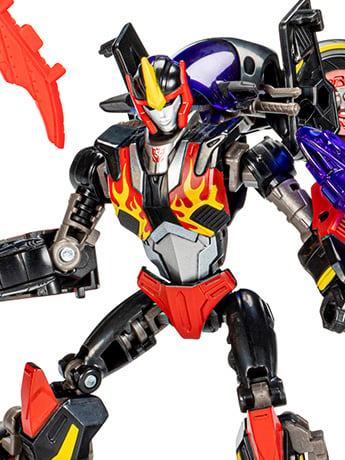 Transformers Generations Shattered Glass Decepticon Flamewar with Fireglide Exclusive Gallery Image 2