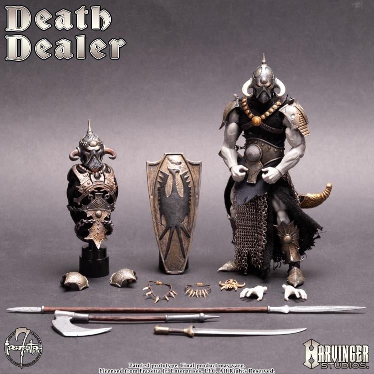 スラキュア Savage Crucible Frazetta's Death Dealer Action Figure