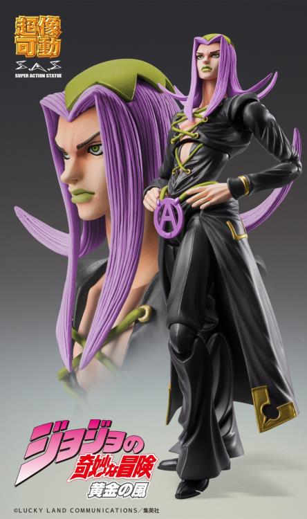 JoJo's Bizarre Adventure: Golden Wind Super Action Statue Leone Abbacchio (Black Ver.) Gallery Image 8