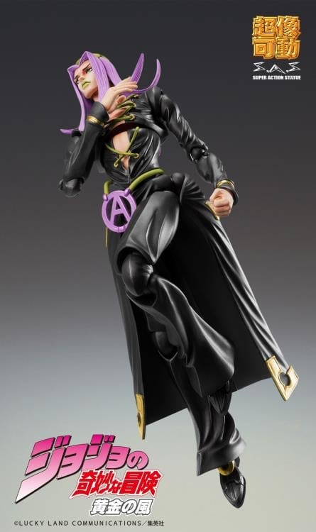 JoJo's Bizarre Adventure: Golden Wind Super Action Statue Leone Abbacchio (Black Ver.) Gallery Image 6