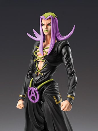 JoJo's Bizarre Adventure: Golden Wind Super Action Statue Leone Abbacchio (Black Ver.) Gallery Image 2