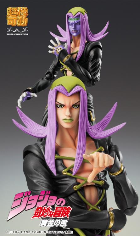 JoJo's Bizarre Adventure: Golden Wind Super Action Statue Leone Abbacchio (Black Ver.) Gallery Image 10