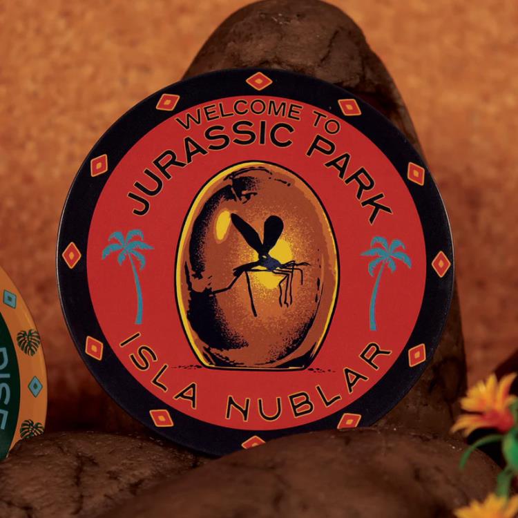 Jurassic Park Set of 4 Printed Metal Drink Coasters Gallery Image 12