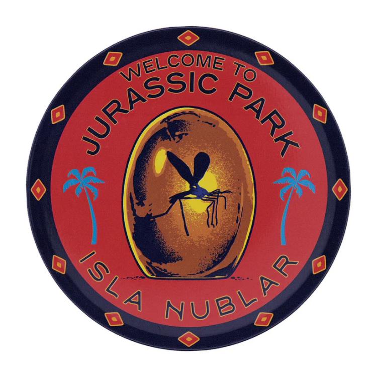 Jurassic Park Set of 4 Printed Metal Drink Coasters Gallery Image 4