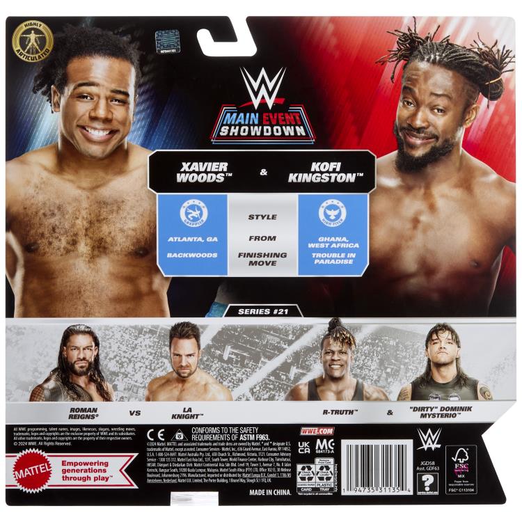 WWE Main Event Showdown Series 21 Kofi Kingston & Xavier Woods Two