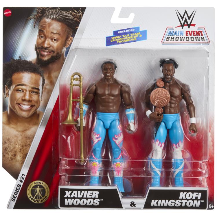 トイフェア限定　サージェント・スローター　WWEクラシックスーパースター　激レア WWE Main Event Showdown Series 21 Kofi Kingston & Xavier Woods Two