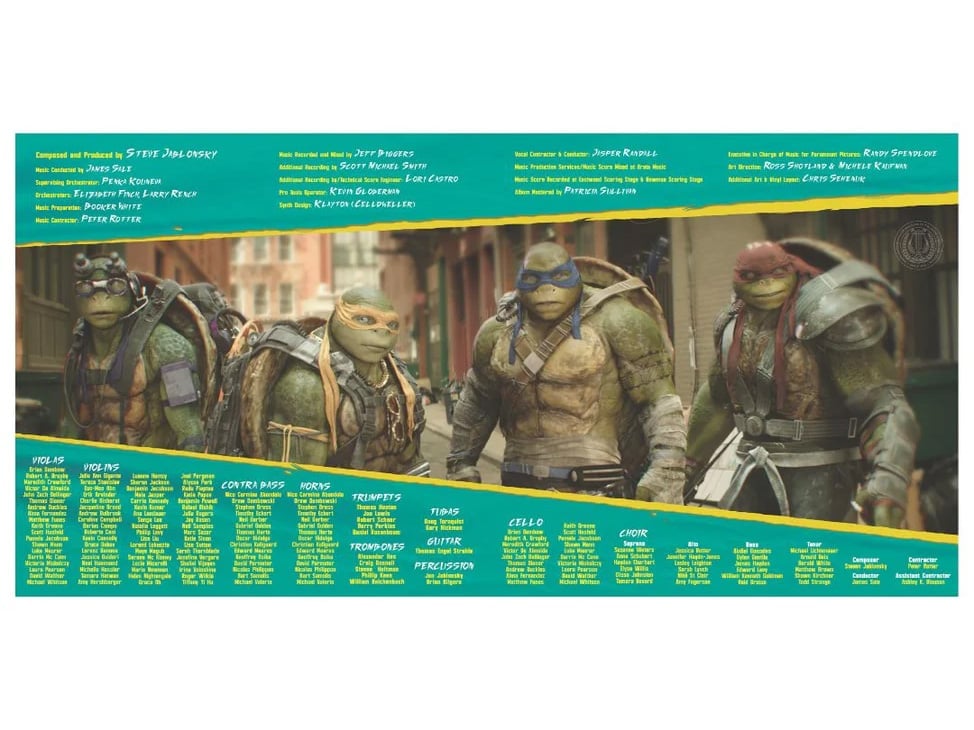 Teenage Mutant Ninja Turtles: Out of the Shadows (Music from the Motion Picture - LITA Exclusive Variant) Vinyl 2XLP Gallery Image 4