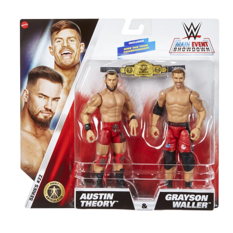 その他 wwe mattel WWE Main Event Showdown Series 22 Austin Theory & Grayson Waller