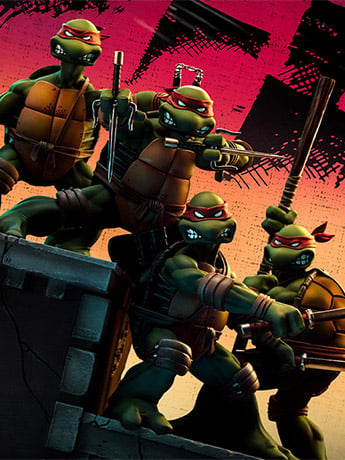Teenage Mutant Ninja Turtles TMNT Set Deluxe 1/10 Art Scale Statue Gallery Image 2