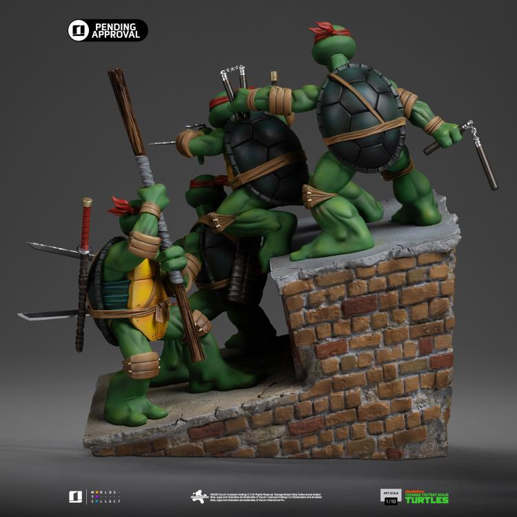 Teenage Mutant Ninja Turtles TMNT Set Deluxe 1/10 Art Scale Statue Gallery Image 6