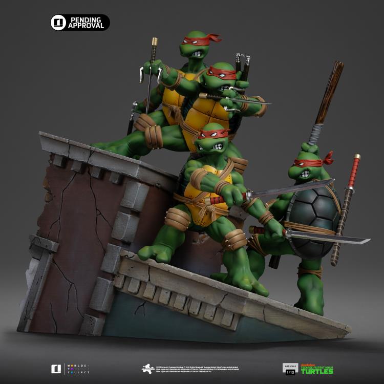 Teenage Mutant Ninja Turtles TMNT Set Deluxe 1/10 Art Scale Statue Gallery Image 5
