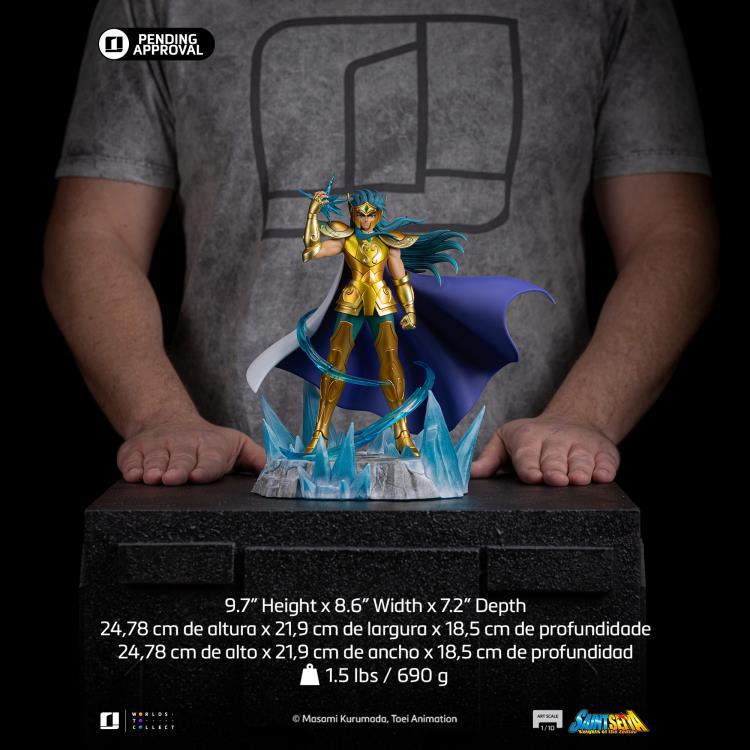 Saint Seiya Aquarius Camus 1/10 Art Scale Statue Gallery Image 16