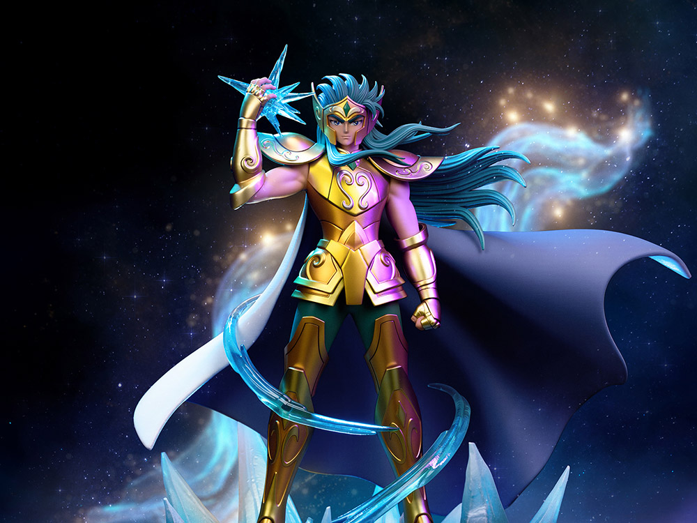 Saint Seiya Aquarius Camus 1/10 Art Scale Statue Gallery Image 1