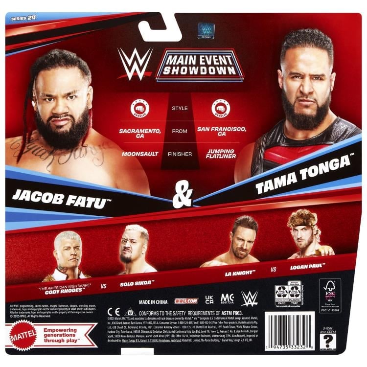 WWE Championship Showdown Series 24 Tama Tonga vs. Jacob Fatu Two-Pack Gallery Image 8